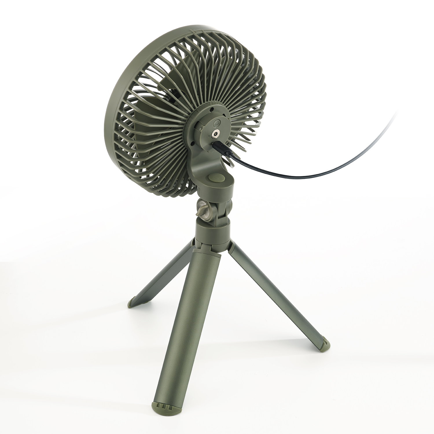 Rechargeable Camping Fan with LED Light – Image 6