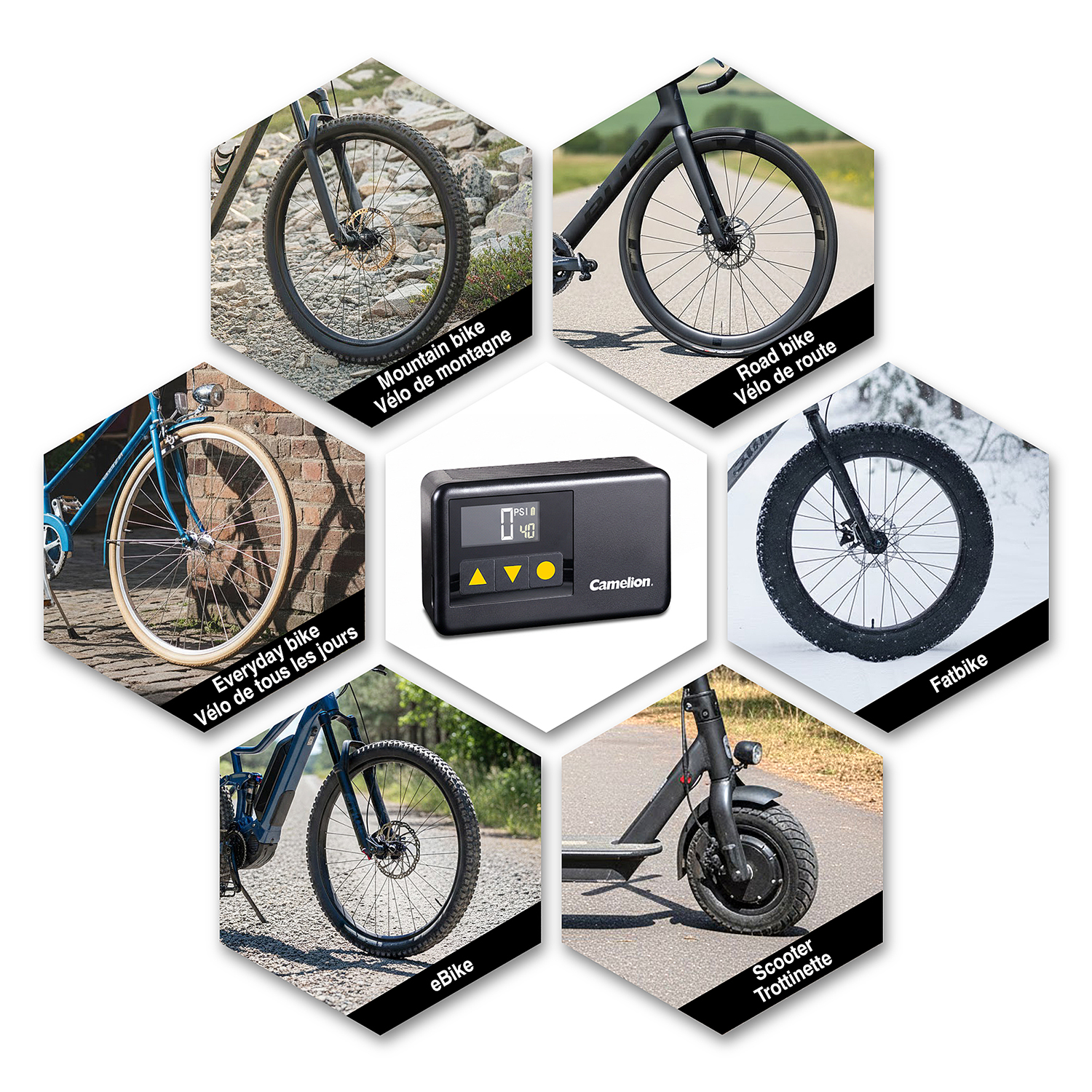 Rechargeable Bicycle Air Compressor - Image 4