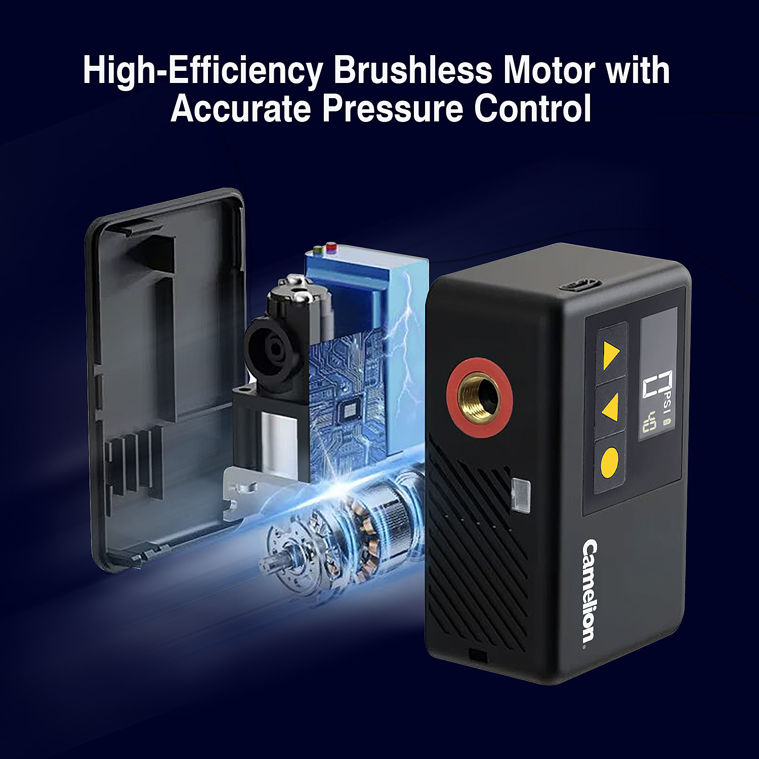 Rechargeable Bicycle Air Compressor - Image 6